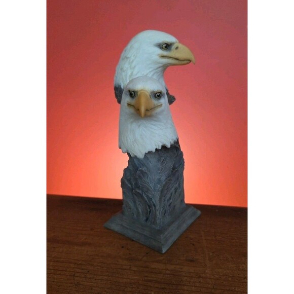 MCSI Joe Slockbower Double Eagle Heads 2007 Signed 2002 Mill Creek Studios Inc - Picture 2 of 9
